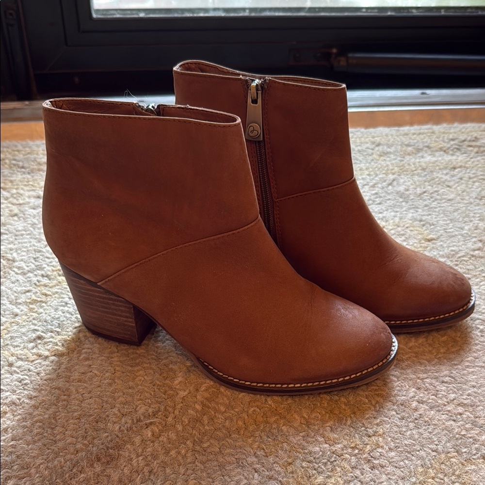 Blondo Tan Ankle Booties